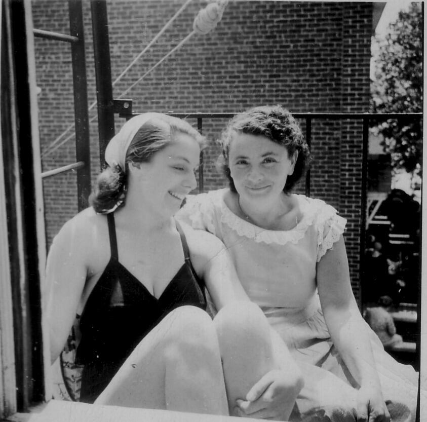 Linda with her Mother in Law, Lottie Linda with her Mother in Law, Lottie